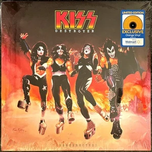 KISS. Destroyer RESURRECTED 2019 USA Walmart Exclusive ORANGE VINYL NEW NOT MINT - Picture 1 of 5