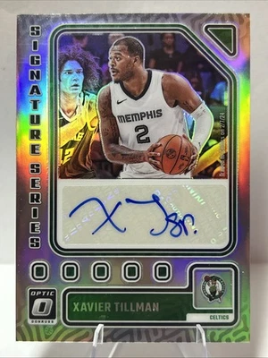 2023-24 Panini Donruss Optic Signature Series Holo Prizm Xavier Tillman Auto SP - Image 1 of 2