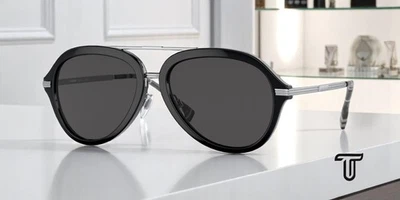 Gafas de sol para hombre BURBERRY BE4377 300187 Jude negras grises oscuras 58 mm Foto 1 de 4