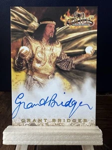 Hercules The Complete Journeys 2001 Autograph Auto A10 Grant Bridger as Augeus - Picture 1 of 2