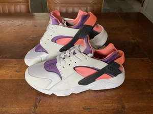 Nike Air Huarache Run OG Bright Mango rosa viola e bianco - taglia UK 9 US 10 - Foto 1 di 12