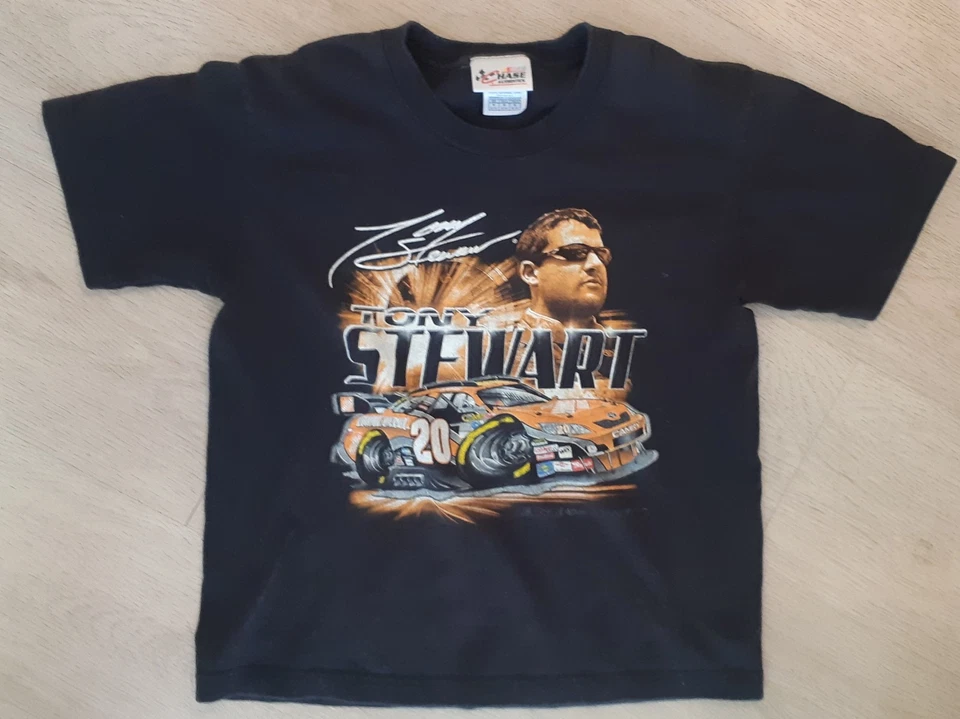 Молодежная черная рубашка Tony Stewart No20 Winners Circle Home Depot 2-сторонняя средний размер - Изображение 1 из 3