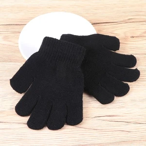 12 Pair Winter Gloves Full Finger Knitted Mittens Kids for - Picture 1 of 11
