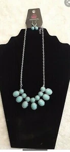 Paparazzi Jewelry Enviromental Impact Blue Necklace - Picture 1 of 1