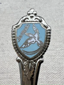 Vintage Souvenir Löffel USA Sammlerstück - Bermuda Karibik Insel Möwe  - Bild 1 von 4