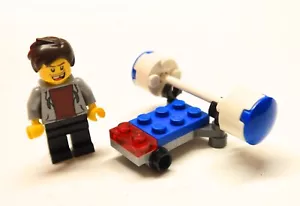 Sollevamento pesi si solleva? Set panca uomo con topo palestra fatto di mattoncini Lego® - Foto 1 di 10