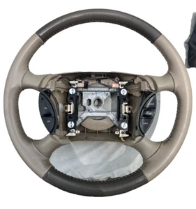 99-04 Ford Mustang Leather Steering Wheel OEM Two Tone Tan Brown - Picture 1 of 12