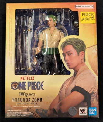 Bandai S.H. Figura de acción Figuarts Netflix One Piece Rorona Zoro nueva en caja Foto 1 de 2