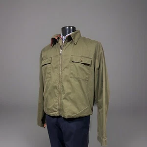 Ralph Lauren RRL Double RL Cotton Reversible Army Green Red Jacket Men’s XXL - Picture 1 of 12
