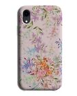 Pink Flowery Pattern Phone Case Cover Design Flowers Floral Drawing Picture G844