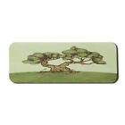 Ambesonne Tree Design Rectangle Non-Slip Mousepad, 31" X 12" Gaming Size