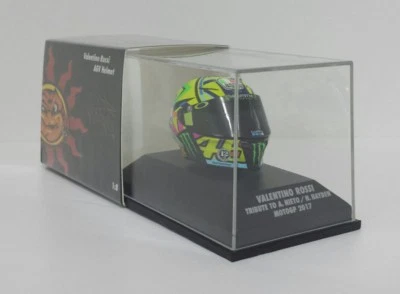 Scale Model 1:8 Helmet Moto GP Valentino Rossi Minichamps Nieto Hayden 2017 - Image 1 of 4