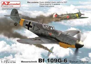 1/72 WW2 Fighter : Messerschmitt Bf-109G-6 "Balkans" [Germany] #7864 : AZ MODELS - Picture 1 of 2
