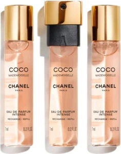CHANEL COCO MADEMOISELLE INTENSE 3x0.2 oz MINI Twist REFILL - NEW SEALED - Picture 1 of 1