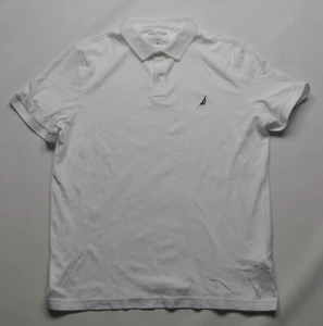 Nautica Slim Fit Polo White XL - Picture 1 of 6