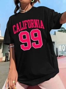 Women's Printed Short Sleeved Shirt - Picture 1 of 7