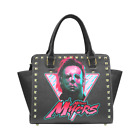 Michael Myers Halloween Women's Studded Rivet Leather Bag Horror Purse Handbag