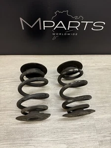 01-06 BMW E46 M3 Convertible Rear Axle Coils Springs Pair White Markings - Bild 1 von 5