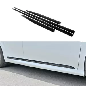 For Toyota Camry 2018-2023 Gloss Black Body Side Door Molding Line Cover Trim - Foto 1 di 6