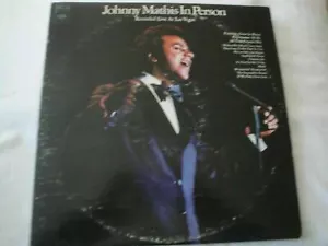 Johnny Mathis In Person DOUBLE (Vinyl LP Record) - Recorded Live at Las Vegas - Picture 1 of 2