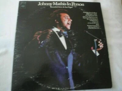 Johnny Mathis In Person  DOUBLE (Vinyl LP Record) - Recorded Live at Las Vegas  - Image 1 of 2