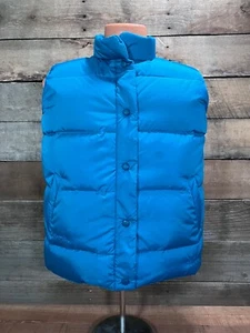 CABELA'S GOOSE DOWN Puffer VEST Blue PREMIER NORTHERN 650 MEDIUM - Picture 1 of 15