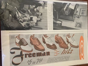 Vintage 1941 Freeman Shoes Archery Theme ad - Picture 1 of 1