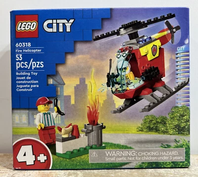 LEGO City Fire Helicopter #60318 Building Kit (53 Pieces) - Image 1 of 2