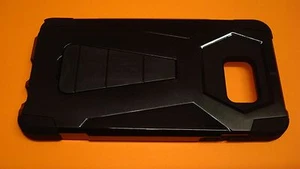 Funda protectora doble NEGRA de alta resistencia con soporte para Samsung Galaxy Note 5 - Imagen 1 de 8