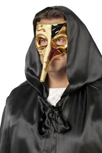 Venezianische Maske - lange Nase - Raute Pantalone Karnevalmaske Faschingsmaske - Bild 1 von 2