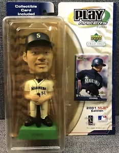2001 MLB Upper Deck Play Makers Ichiro Suzuki Bobblehead Home Jersey NEW - Picture 1 of 2