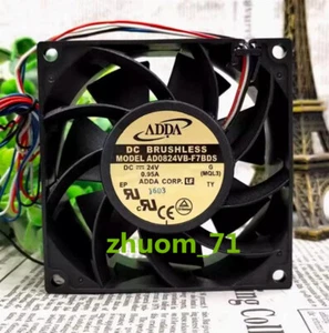 1PC ADDA AD0824VB-F7BDS 8038 24V 0.95A 4-Pin 8cm cooling fan - Picture 1 of 5