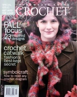 Interweave Knits Crochet Magazine January 31 2006 Folk Rug Go Go Granny Tea Cozy - Image 1 of 4