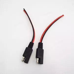 SAE Męski żeński kabel Kabel Przewód przyłączeniowy do solarnego akumulatora samochodowego - Zdjęcie 1 z 8