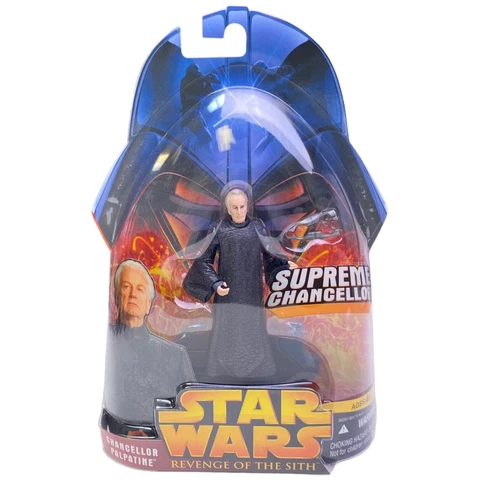 New 2005 Hasbro Star Wars Revenge Of The Sith 3.75" Chancellor Palpatine Figure Cover