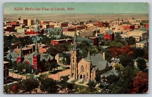 Postal vista aérea Lincoln Nebraska - Imagen 1 de 2