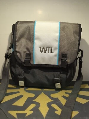 Estuche de almacenamiento de viaje oficial para consola Nintendo Wii correa para el hombro, usado #5 Foto 1 de 4