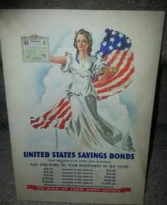 1935 United States Savings Bonds Brochure- Original Envelope Sullivan, Indiana - Picture 1 of 5