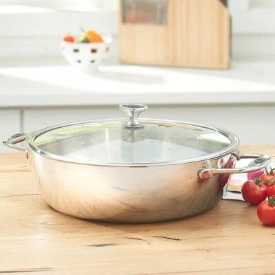 Princess House Healthy Cook-Solutions 14" 8 cuartos de galón Cazuela (5853) ¡Nueva! Foto 1 de 3