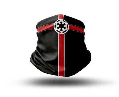 Washable Fabric Face Cover Neck Gaiter Unique Print Galactic Empire EU Made - Image 1 of 4