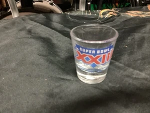 SUPER BOWL XXIII SHOT GLASS MIAMI FLORIDA JANUARY 22, 1989 - Picture 1 of 9