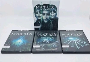 The Matrix Trilogy 4K Ultra HD w/ Dolby Vision Box Set - Picture 1 of 8