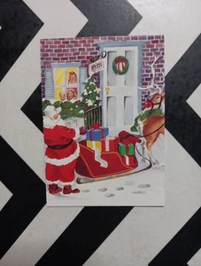 1991 NFL Pro Set Happy Holidays New York Sun Elf Vintage Football Christmas Card - Picture 1 of 3