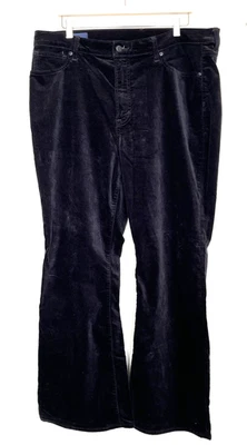GAP Black 70's Flare Jeans Velveteen Black   Women's Size  20/35R (40X30) - Image 1 of 4