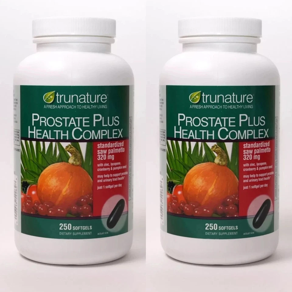 Trunature PROSTATE PLUS HEALTH COMPLEX - Pack of 2 Saw Palmetto with Zinc - Image 1 of 3