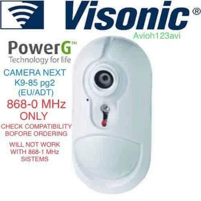 Visonic   next cam k9-85 pg2 868-0mhz - Image 1 of 2