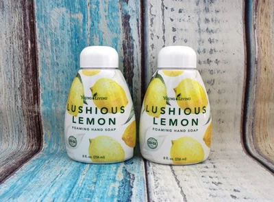 JUEGO DE 2 - Jabones de manos espumosos de limón Young Living 8 fl. oz. NUEVO/SELLADO Foto 1 de 4