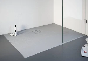 Schulte plan Mineralguss Steinoptik Rechteck Duschbecken Duschtasse bodeneben - Bild 1 von 22