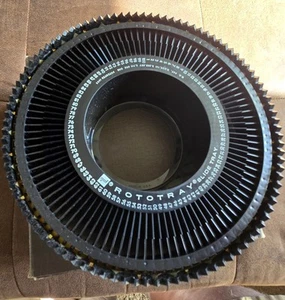 Vintage GAF Sawyer Rotary Slide Tray Holds 100 Slides w/Box - Picture 1 of 2