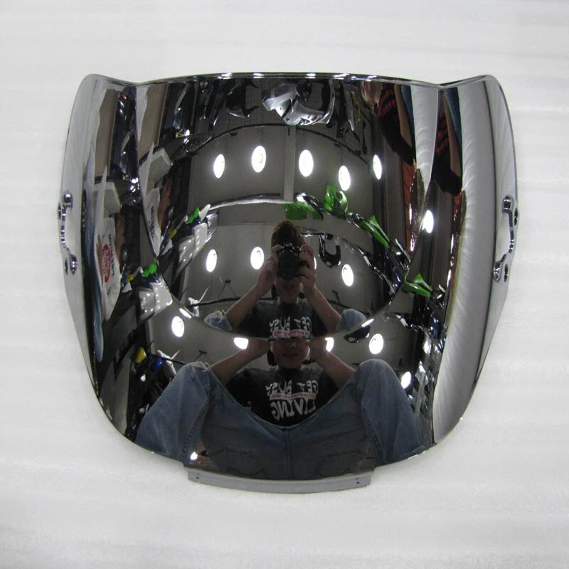 Parabrisas doble burbuja pantalla plateada para Honda CBR600 F2 1991-1994 1992 1993 Foto 1 de 1